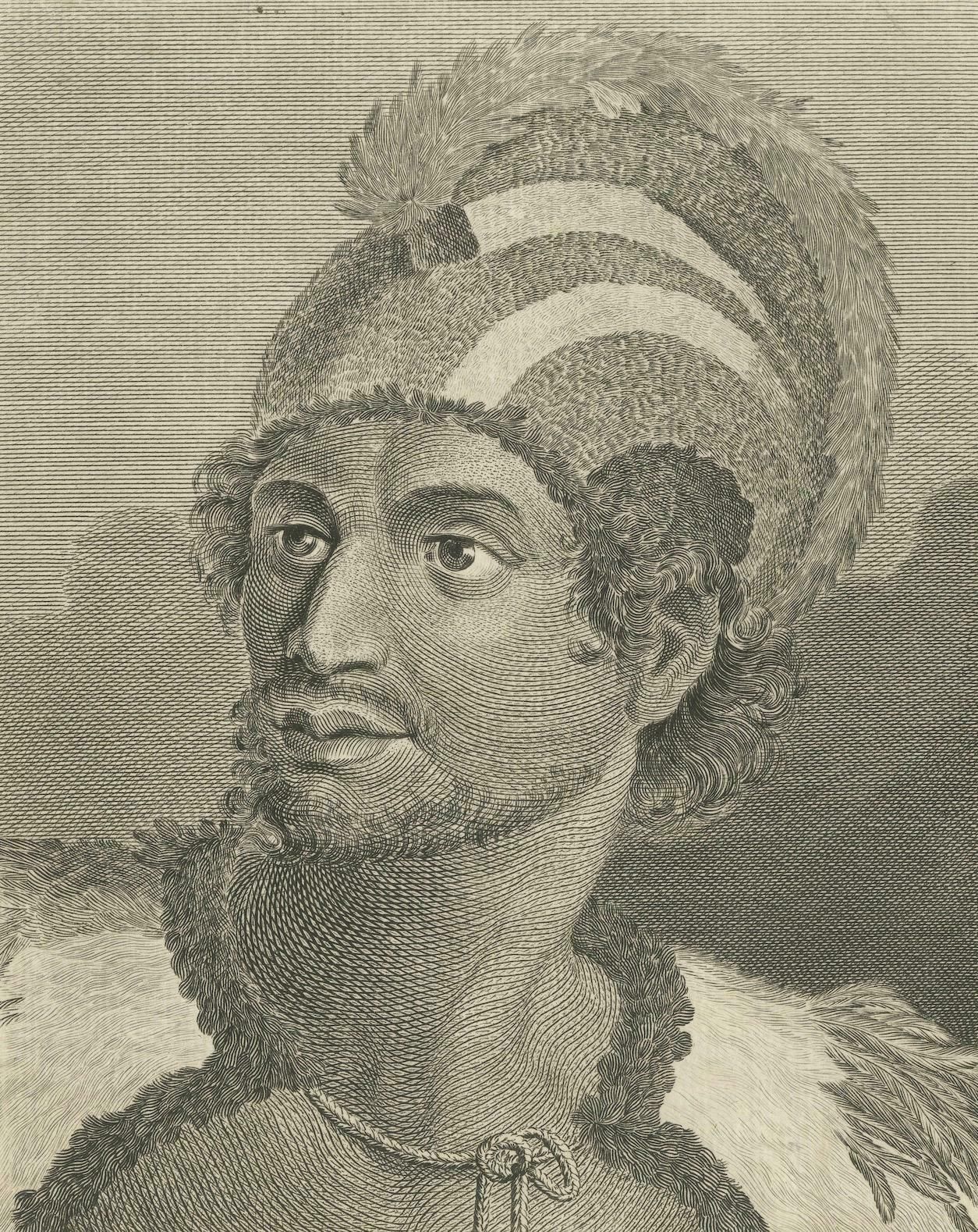 Portraits Of Nobility From The Sandwich Islands (Hawaii), Published Circa 1790 photo vinterior