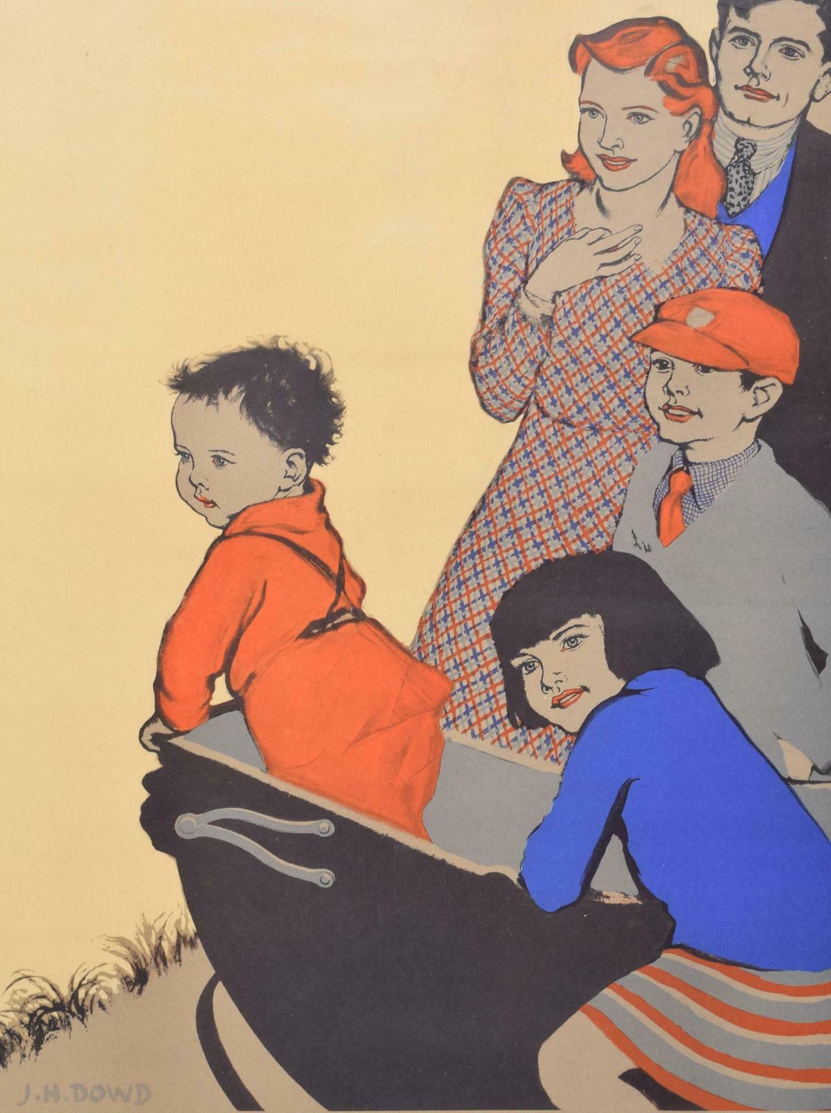 James Dowd For The Future Of Our Nation   Save Now Original Vintage Poster By James Dowd 1940s photo 250.0