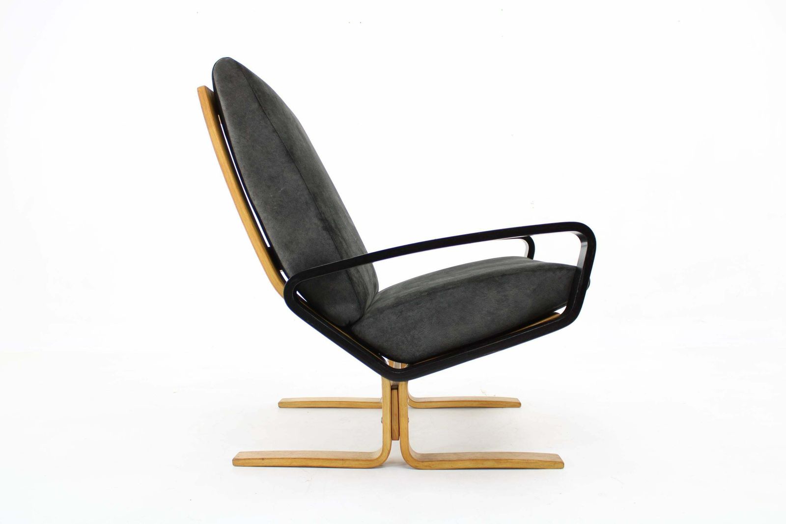 1970s Ludvik Volak Armchair By Drevopodnik Holesov, Czechoslovakia photo for sale