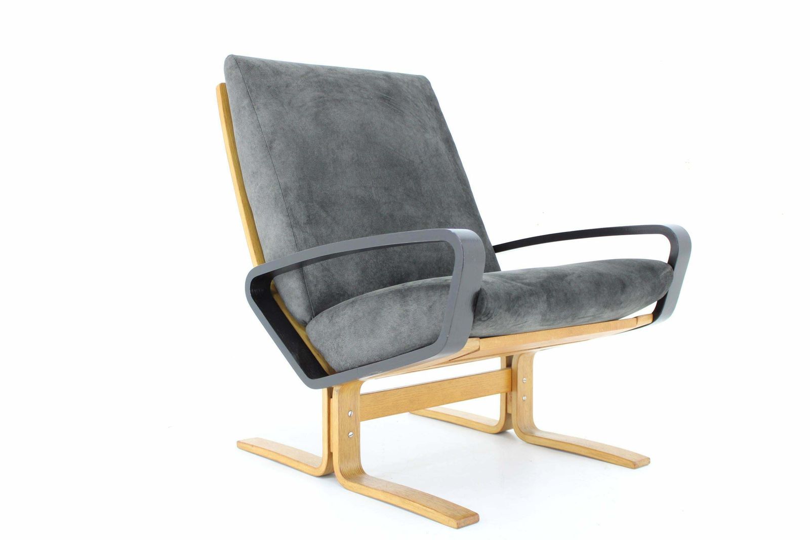 1970s Ludvik Volak Armchair By Drevopodnik Holesov, Czechoslovakia photo Furniture