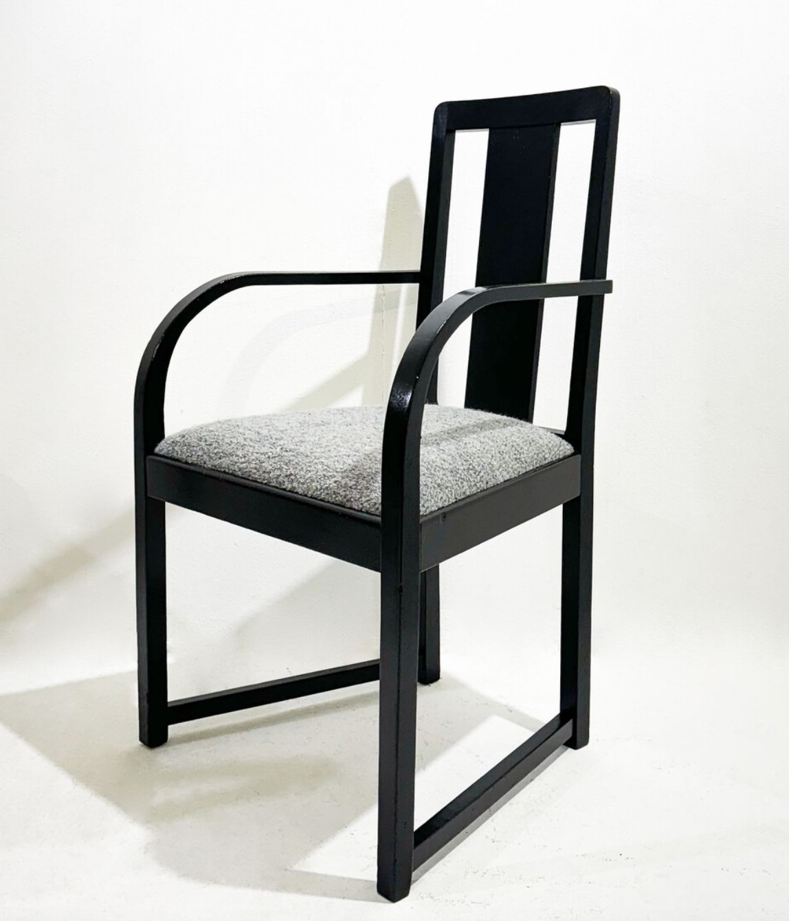 Pair Of Wood And Fabric Armchairs, Circa 1920 photo 2350.0