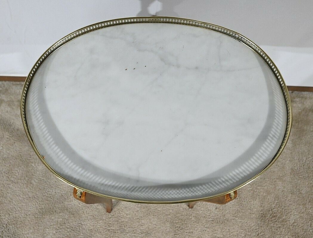 Mahogany Living Room Table, Louis XVI Style – Early 20th Century photo Furniture