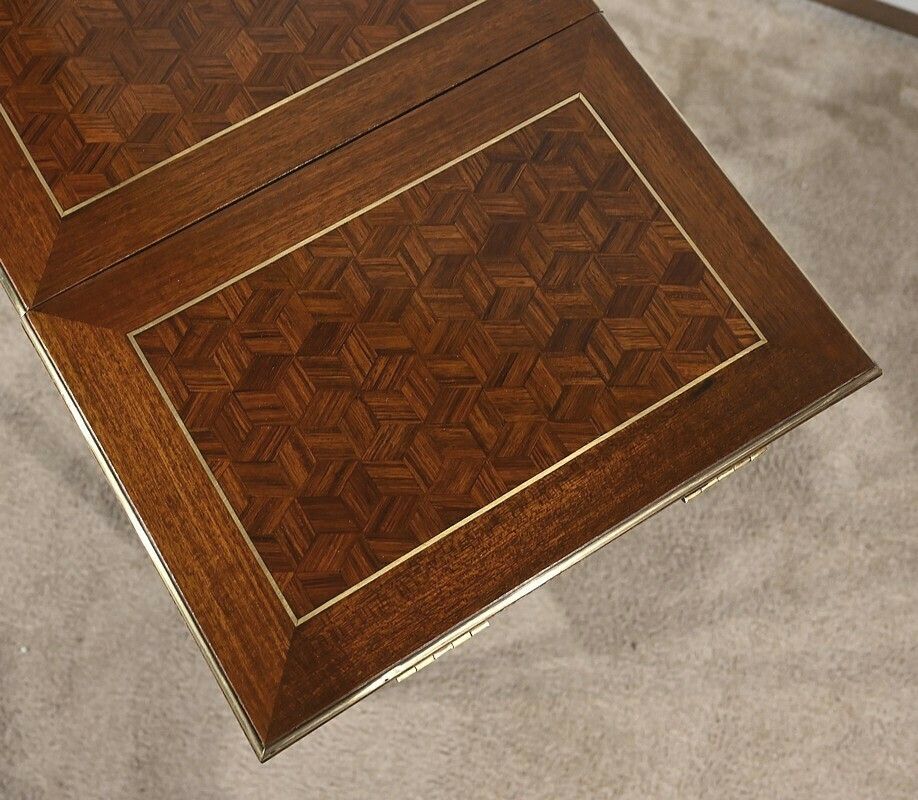 Small Mahogany Living Room Table, Directoire Taste – Early 20th Century photo buy
