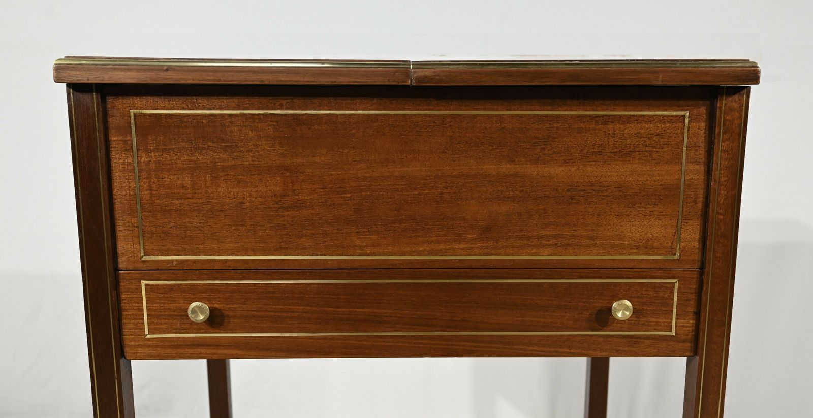 photo for sale Small Mahogany Living Room Table, Directoire Taste – Early 20th Century