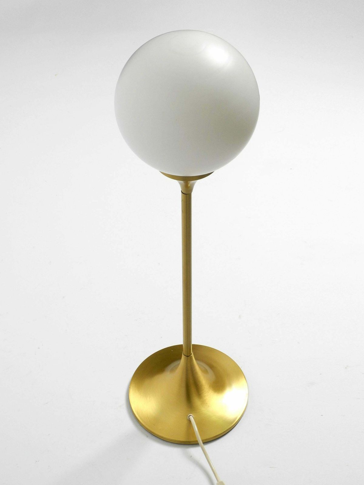 Beautiful Large 1960s Table Or Floor Lamp With A Large Glass Ball From Sölken photo 1254.0