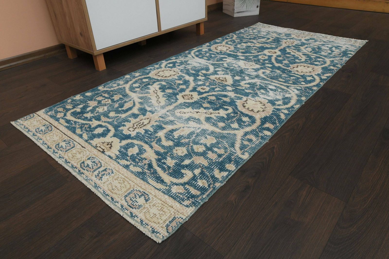 3x6 Turkish Rug, Anatolian Rug, Oushak Rug, Hallway Rug, Vintage Rug, Entryway Rug, Runner Rug, Kitchen Rug, 3x6 Rug, Wool Rug, photo for sale