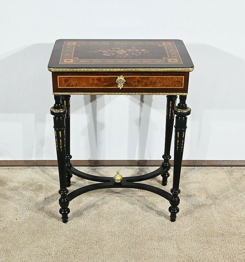 Small Louis XVI Style Living Room Table, Napoleon III Period – Mid 19th Century photo for sale