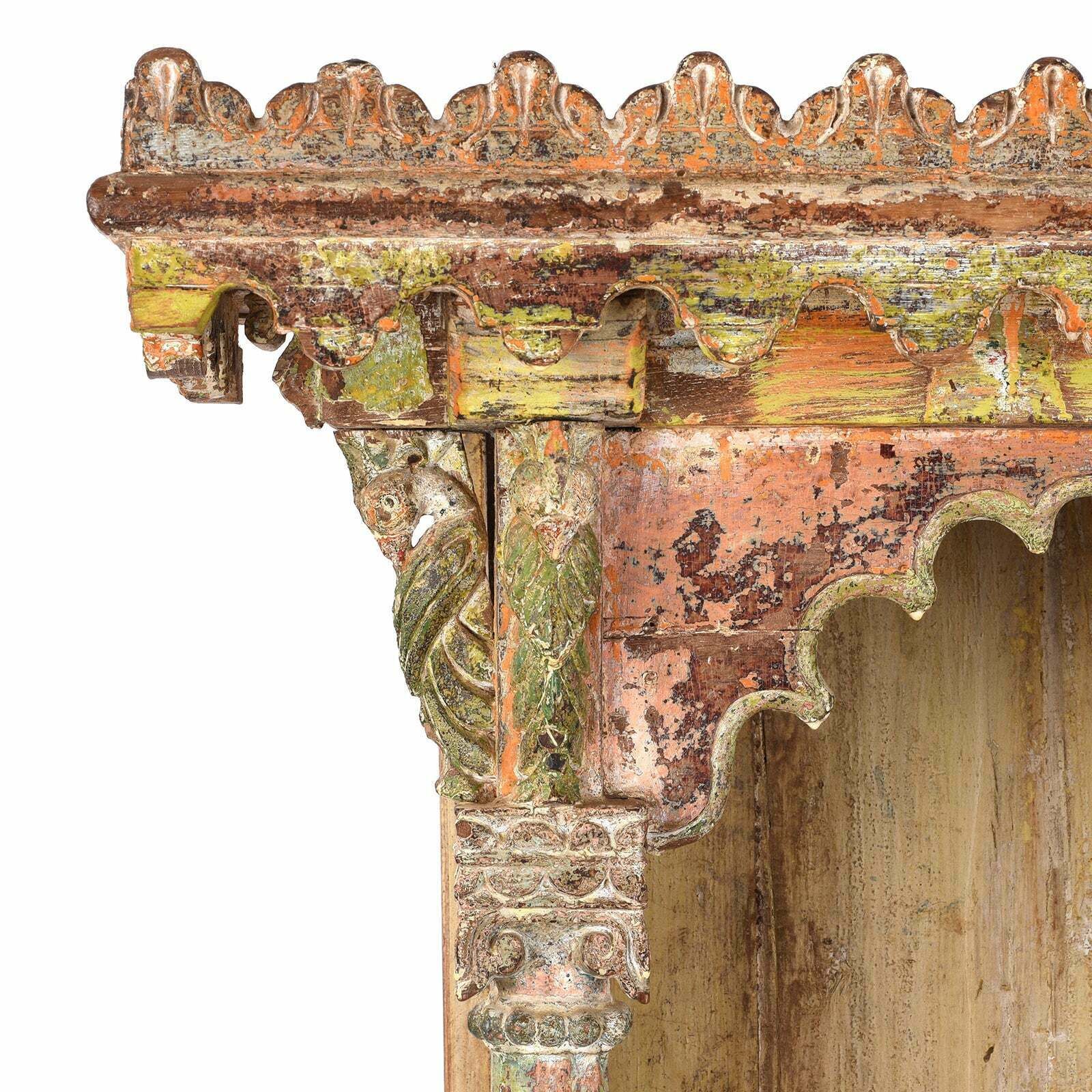 House Shrine Side Cabinet From Gujarat   19th Century photo furniture