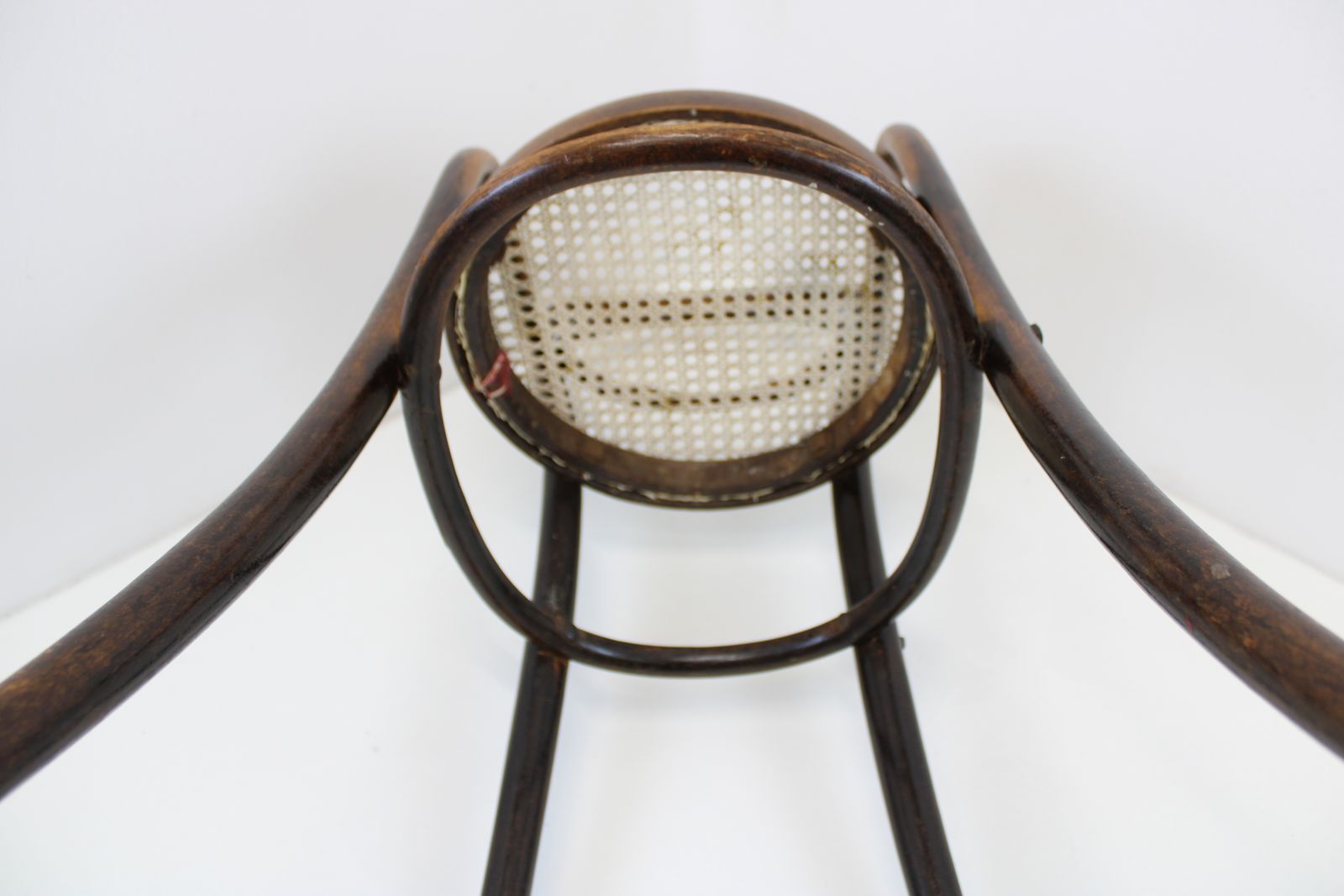 photo for sale Antique Thonet Kids Chair/Model 1230 From 1890/Bentwood And Wicker Caned/Highchair/Gift For Kids/Restored/Designer Chair