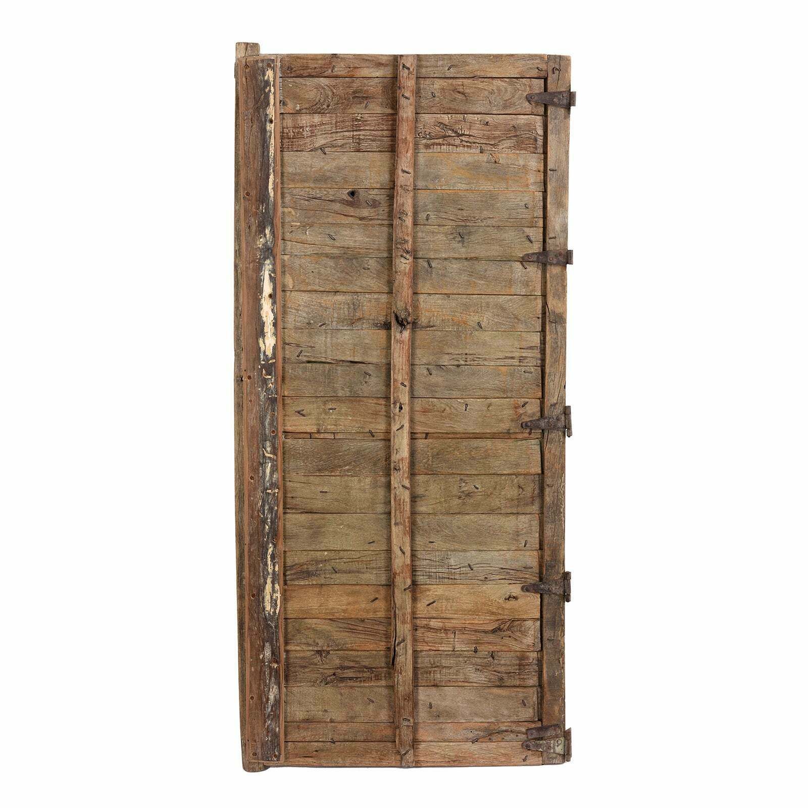 Antique Indian Green Painted Stick Door From Jaisalmer, 19th Century photo 688.0