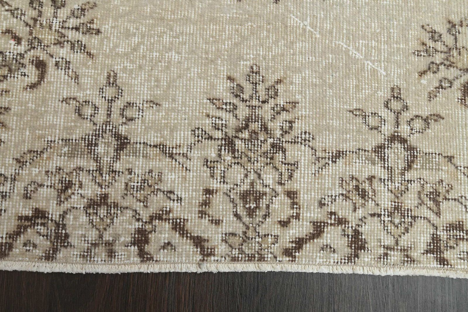 photo for sale 4x7 Beige Brown Pastel Turkish Oushak Rug, Oriental Rug, Vintage 4x7 Area Rug, Living Room Rug, Antique Rug, Wool Rug, 3.7x6.6 Ft