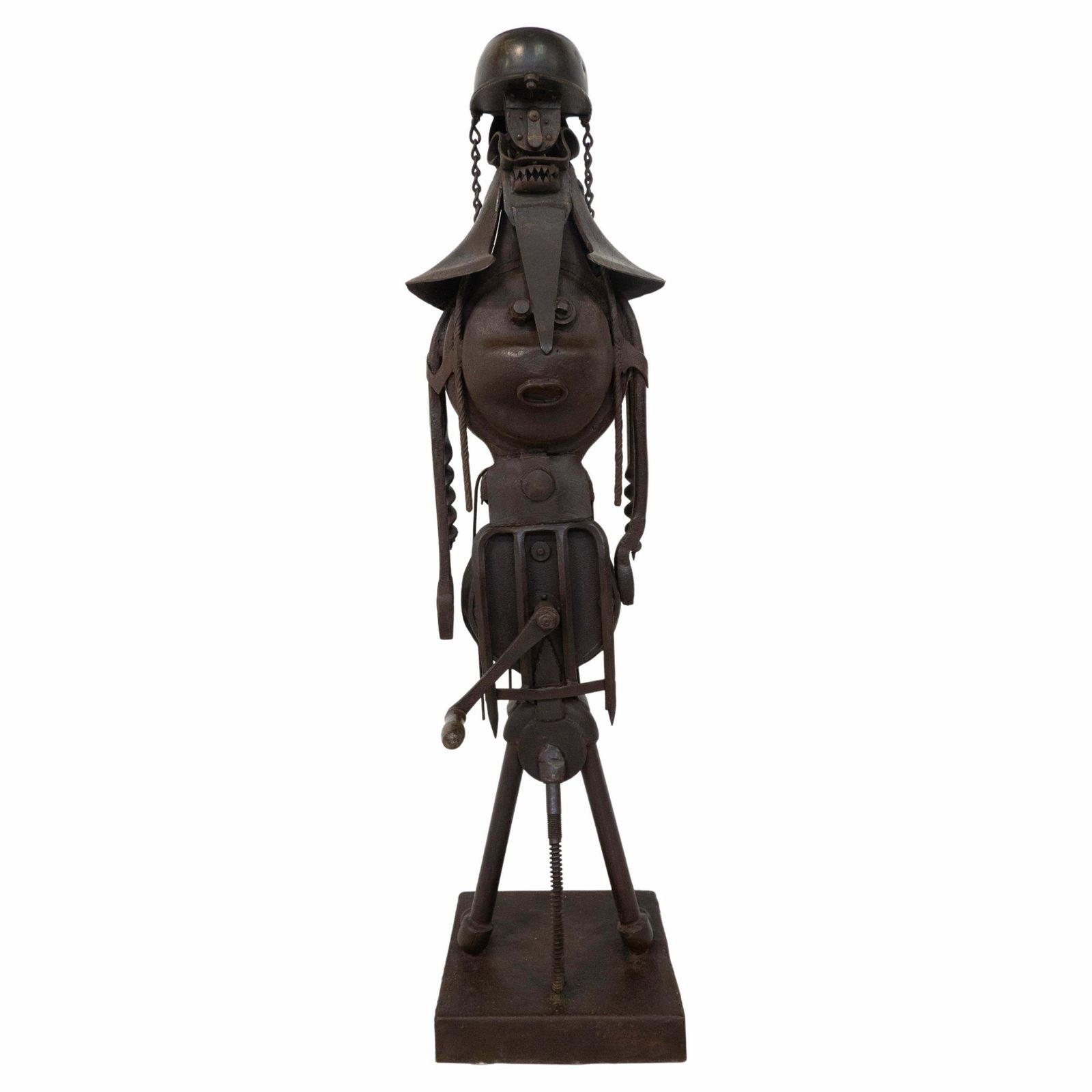 Iron Sculpture By Robert Michiels, Belgium, 1960s
