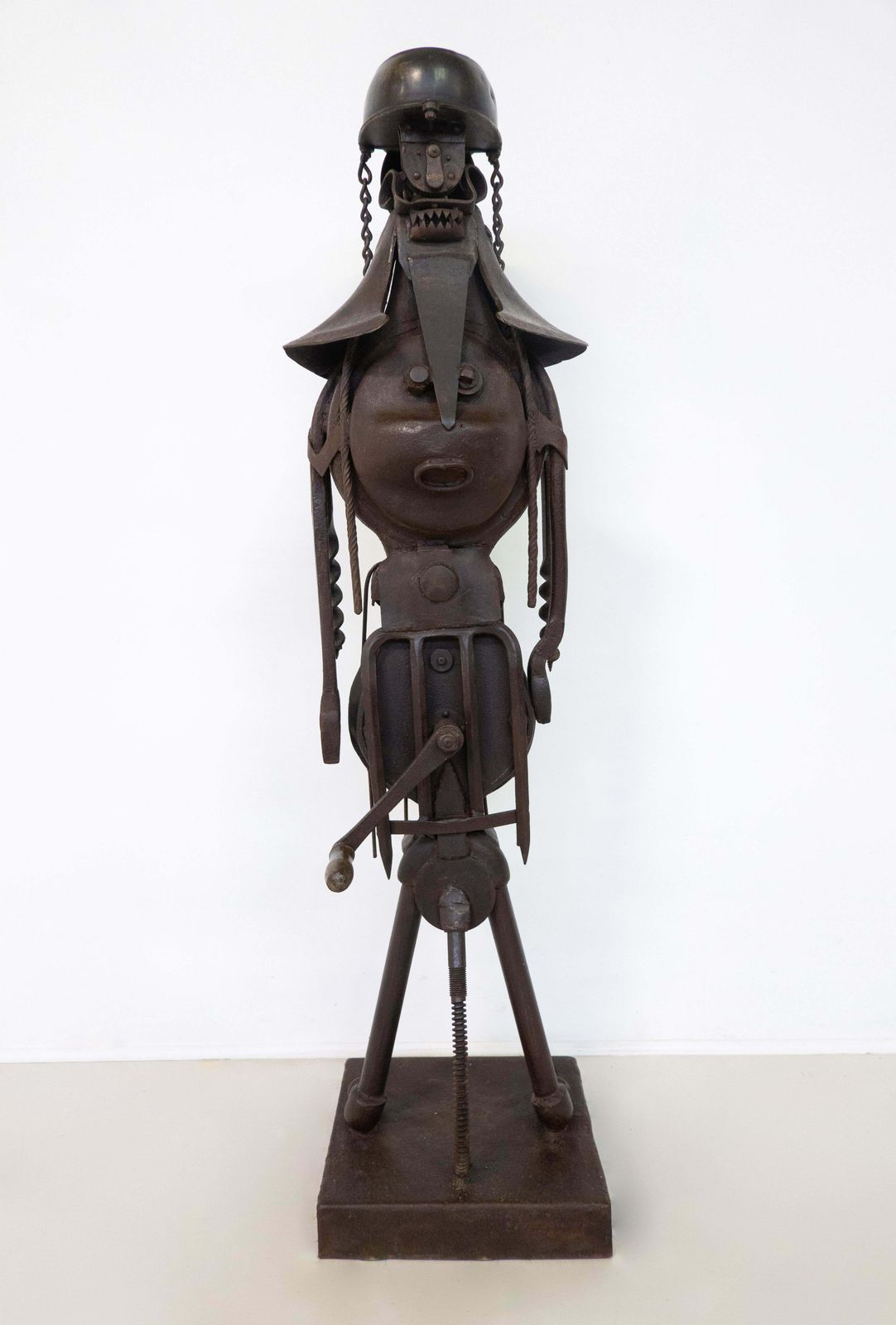 Iron Sculpture By Robert Michiels, Belgium, 1960s photo vintage