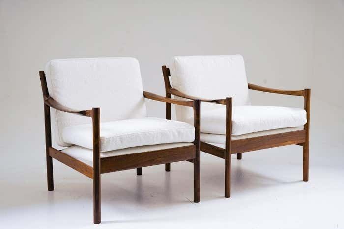 Scandinavian Midcentury Lounge Chairs By Torbjørn Afdal photo furniture