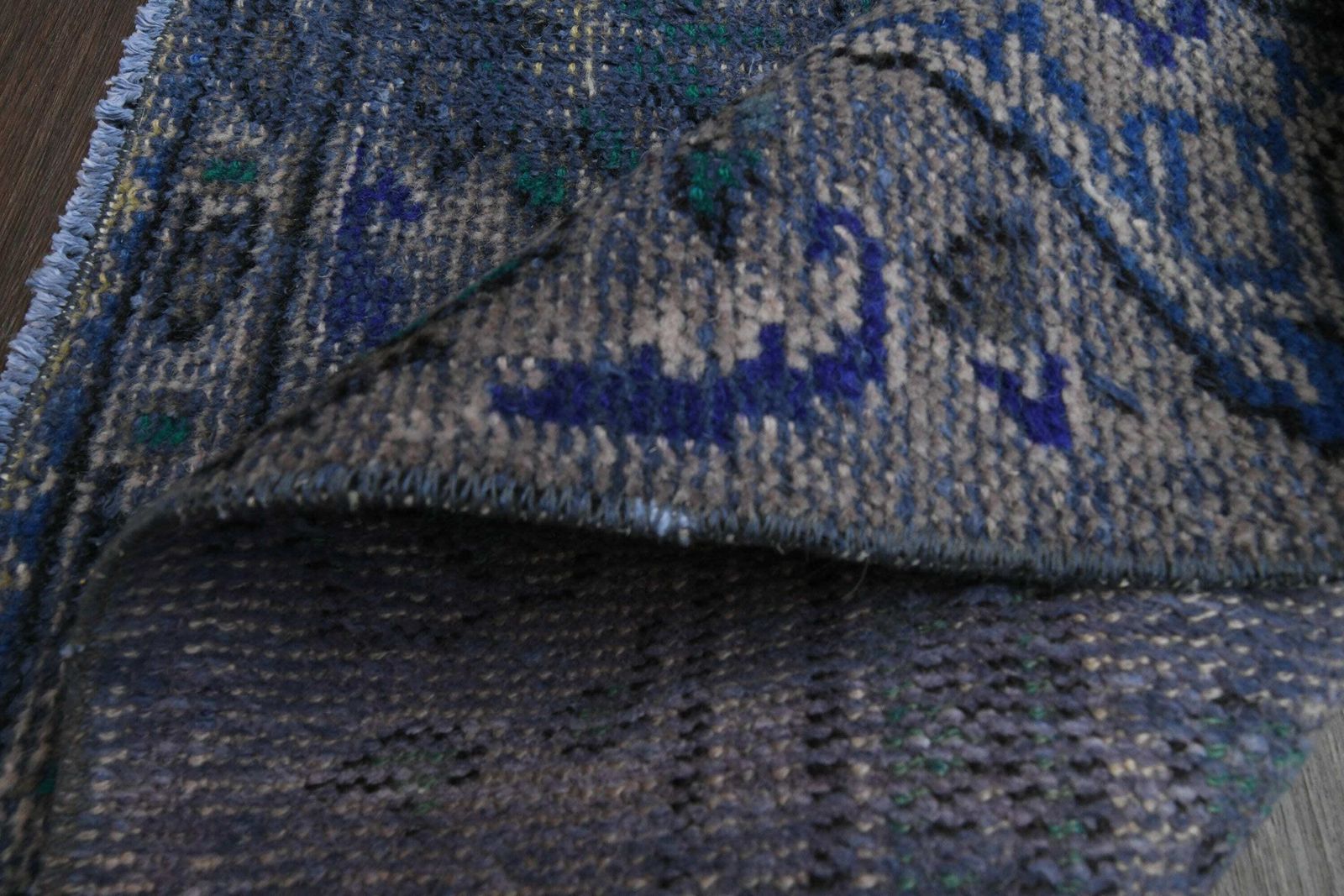 4x6 Blue Gray Vintage Rug, Handmade Turkish Rug, Oushak Rug, Area Rug, Home Decor, 4x6 Rug, Living Room Rug, Washable Rug, 4.5x6.4 Ft photo buy