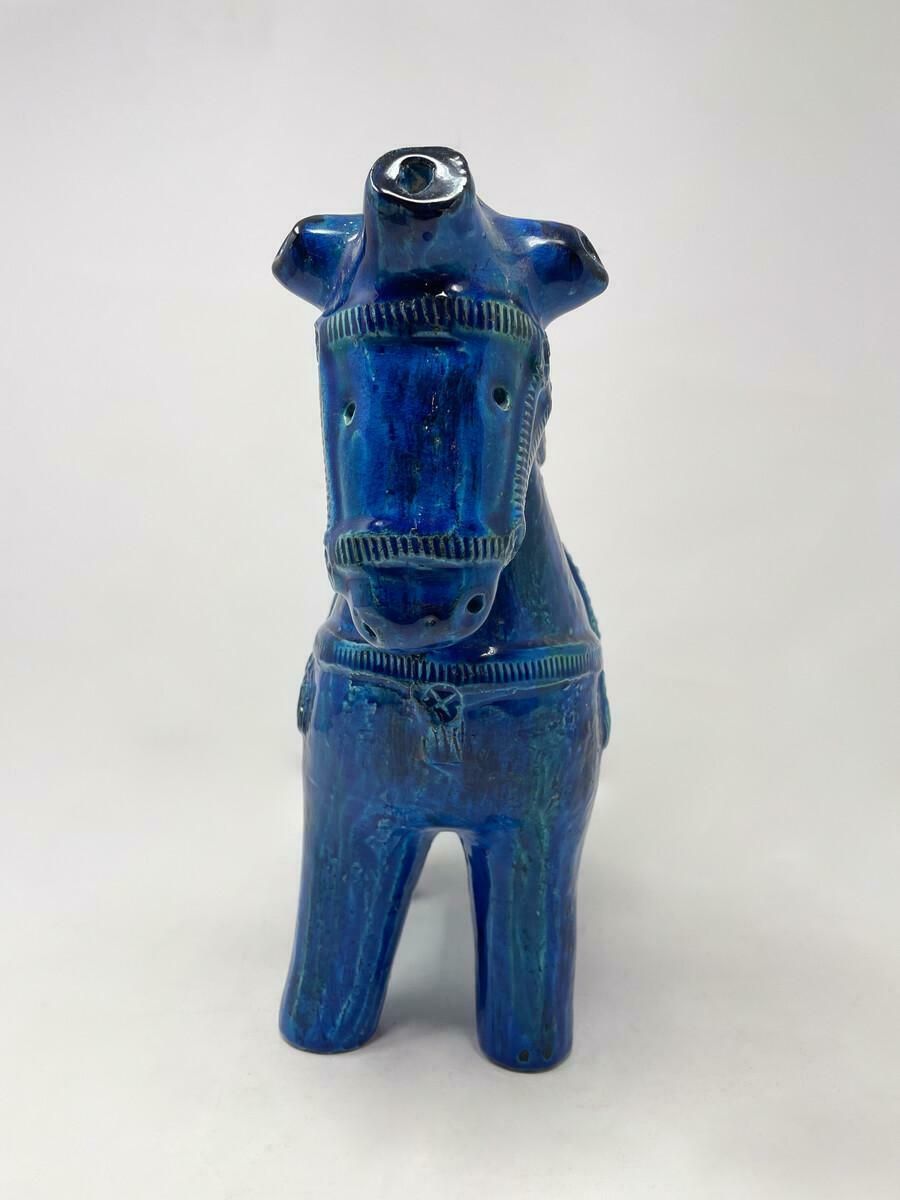 Mid Century Modern Horse Ceramic Sculpture By Aldo Londi, Italy, 1960 photo 677.0