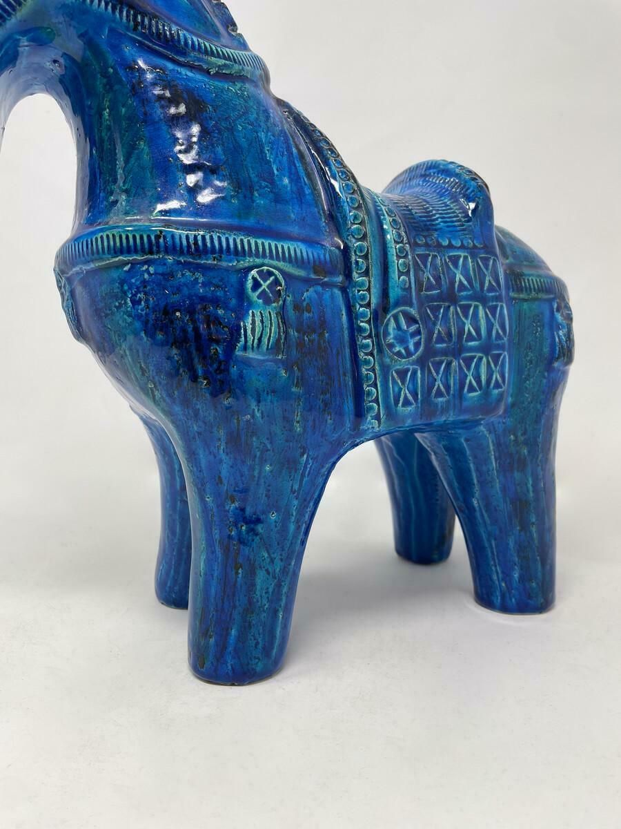 Mid Century Modern Horse Ceramic Sculpture By Aldo Londi, Italy, 1960 photo vinterior