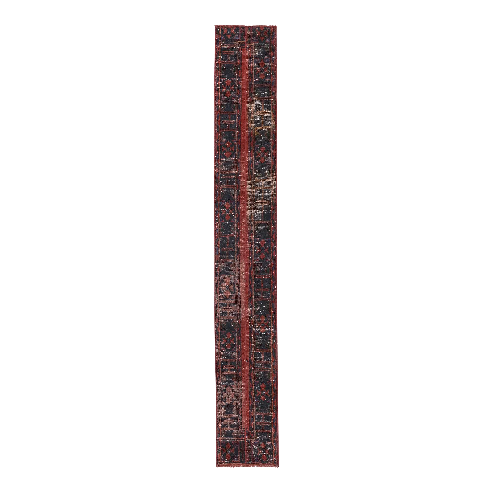 1960s Vintage Turkish Oushak Runner Rug 51 X 322 Cm