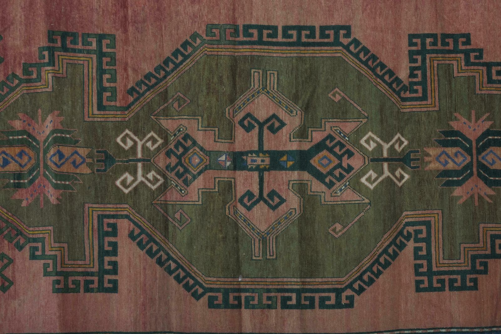 1970s Vintage Caucasian Pattern Rug 180 X 305 Cm photo 1194.0