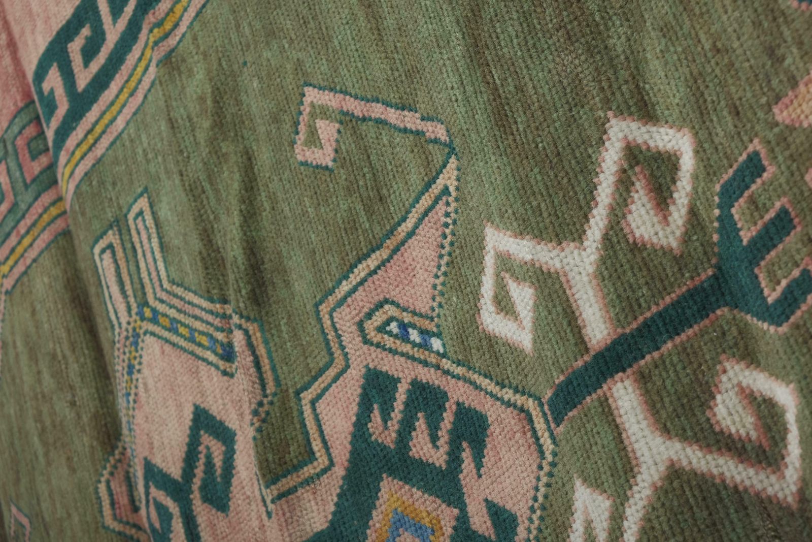 photo for sale 1970s Vintage Caucasian Pattern Rug 180 X 305 Cm