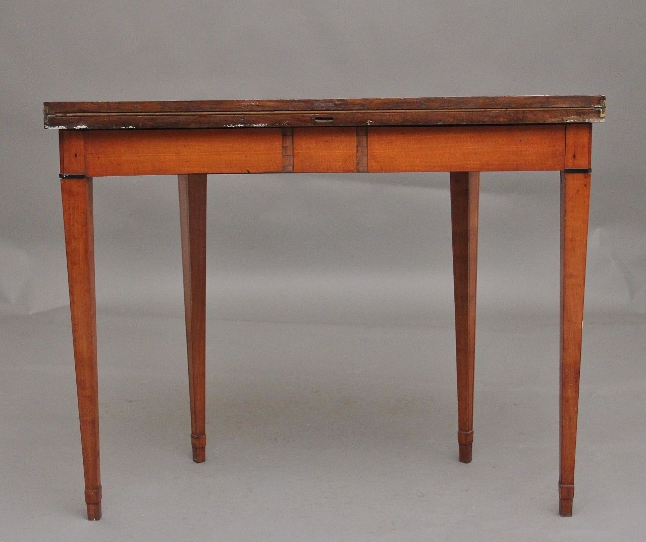 Early 19th Century Painted Satinwood Card Table photo vinterior