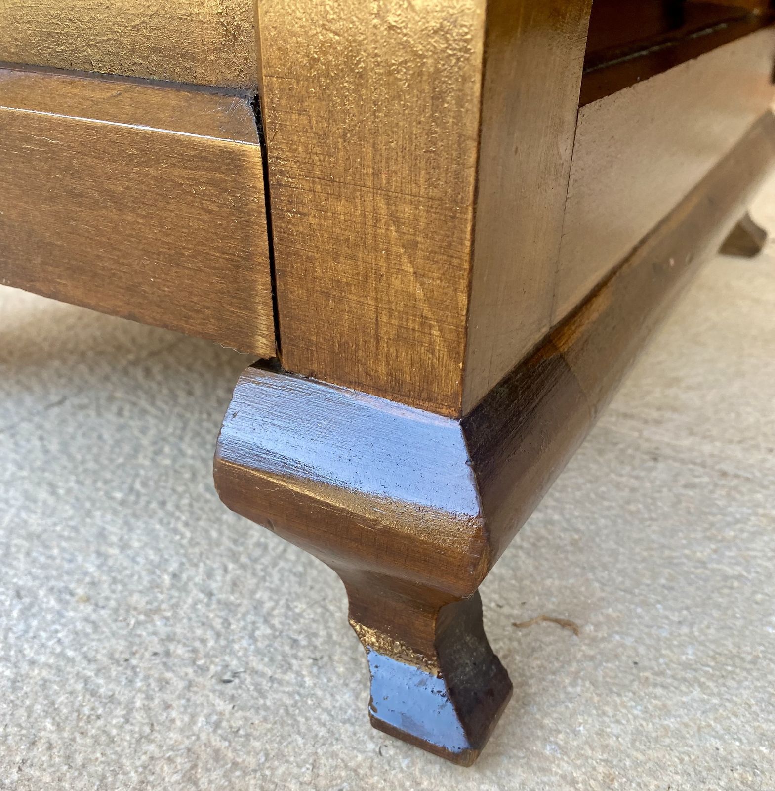 20th Century Spanish Walnut Chest Table With Drawer And Door, 1930s photo vinterior