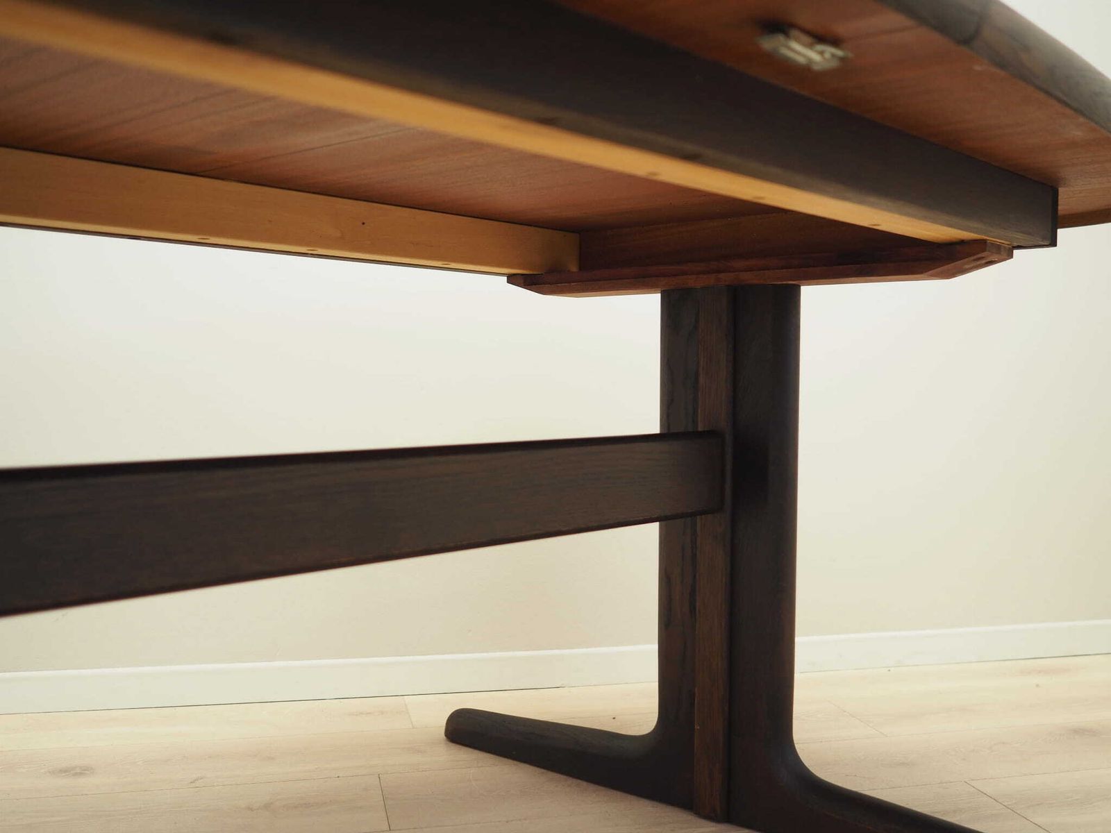 Furniture Oak Table, Danish Design, 1970s, Manufacturer: Skovby photo