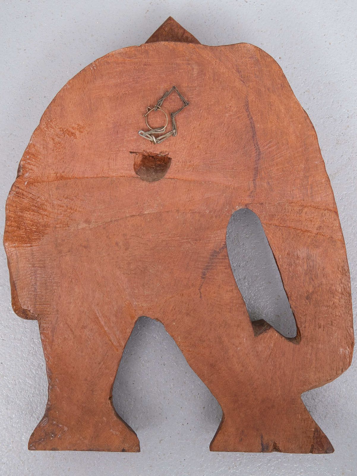 Wooden Wall Hanger Elephant 1960s Asia photo buy