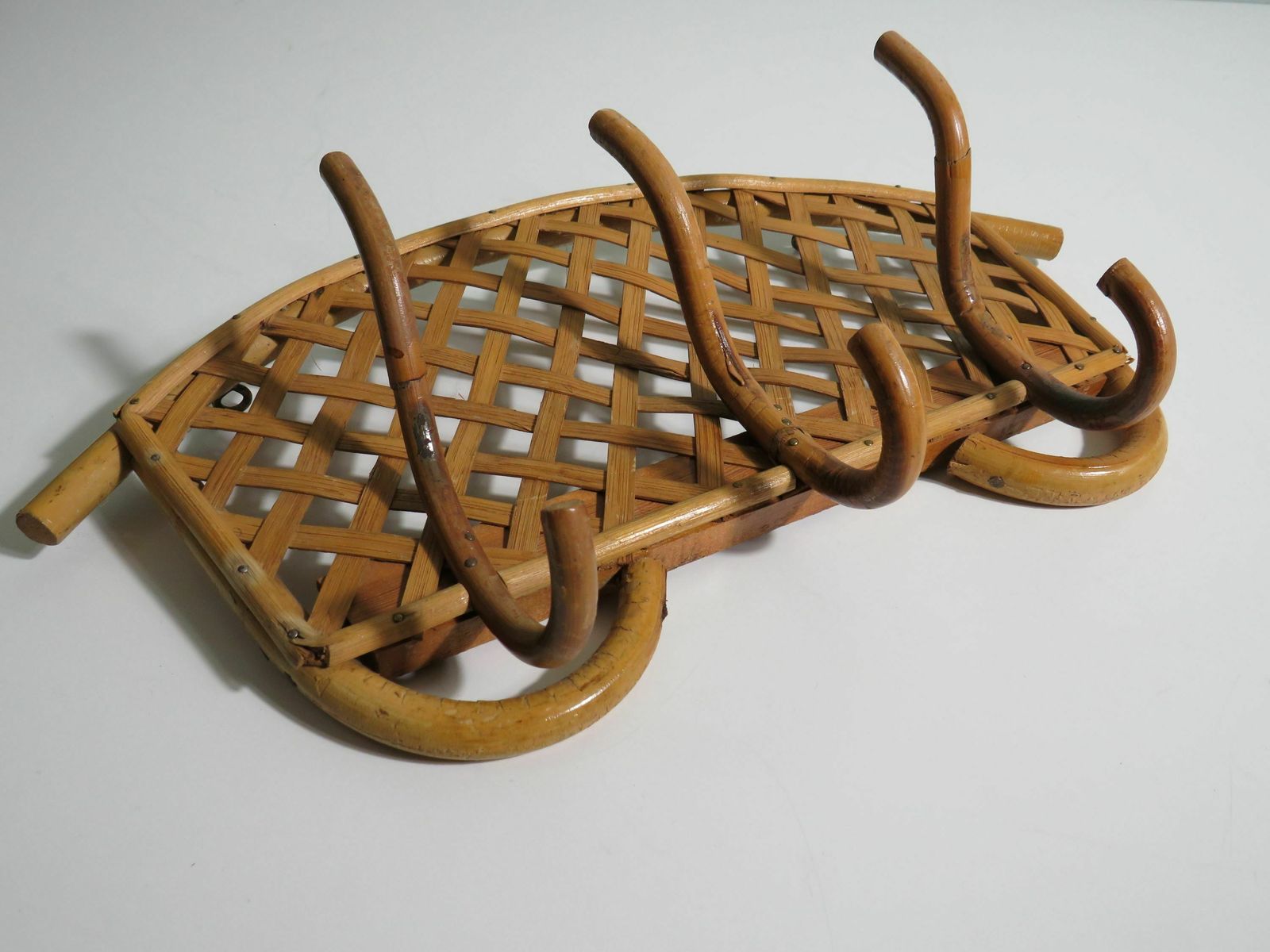 Wall Coat Rack In Bamboo, Mid Century, Italy 1960 1970 photo buy