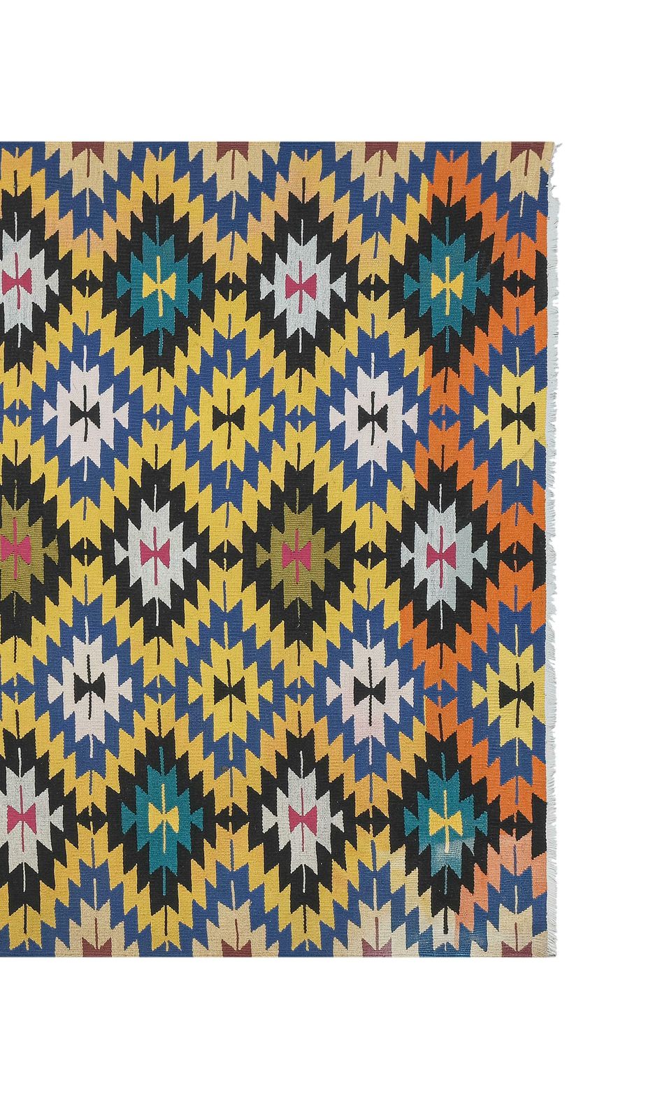 Vintage Diamond Pattern Turkish Kilim Rug  198 X 283 Cm photo for sale