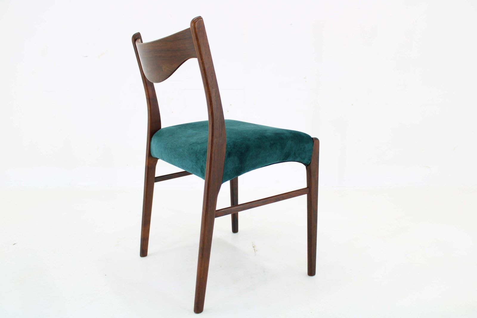 1960s Wahl Iversen Set Of Four Dining Chairs For Glyngøre Stolefabrik Denmark photo buy