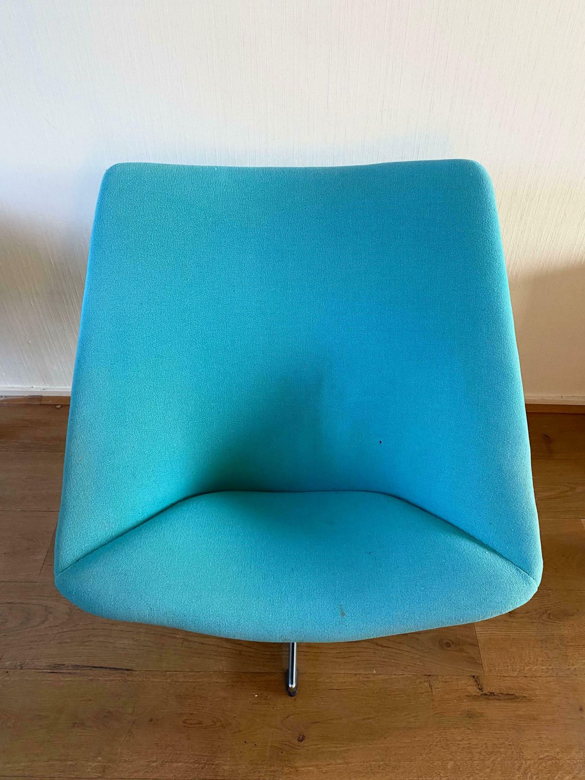 The Large And Rare Artifort Version Oyster Chair By Pierre Paulin, 1960s photo for sale