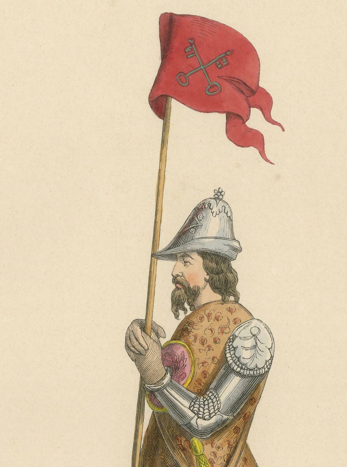 Standard Bearer Of Venice: Military Splendor Of The Renaissance, 1847 photo Art