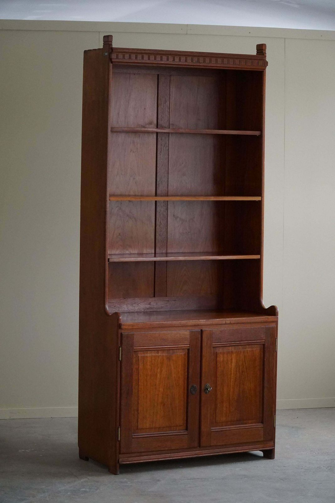 photo furniture Martin Nyrop Cabinet By Rud. Rasmussen In Teak, Danish Modern, 1900 1920