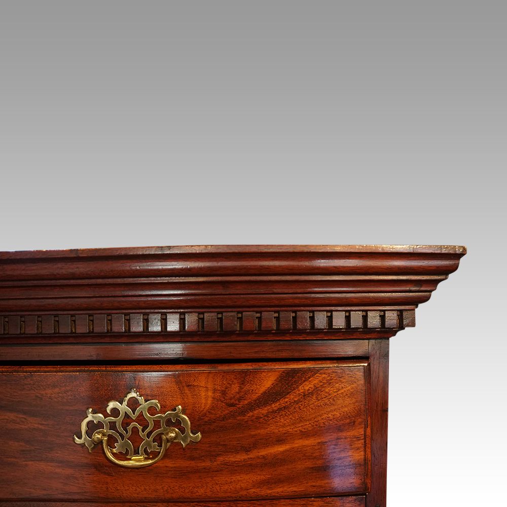 George III Mahogany Irish Tallboy photo vinterior