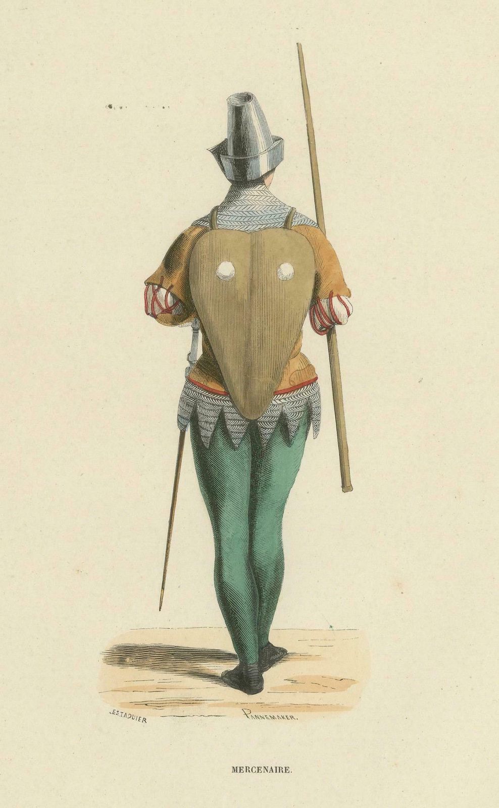 The Mercenary's Garb: Armor And Attire In 'Costume Du Moyen âge, 1847 photo 153.0
