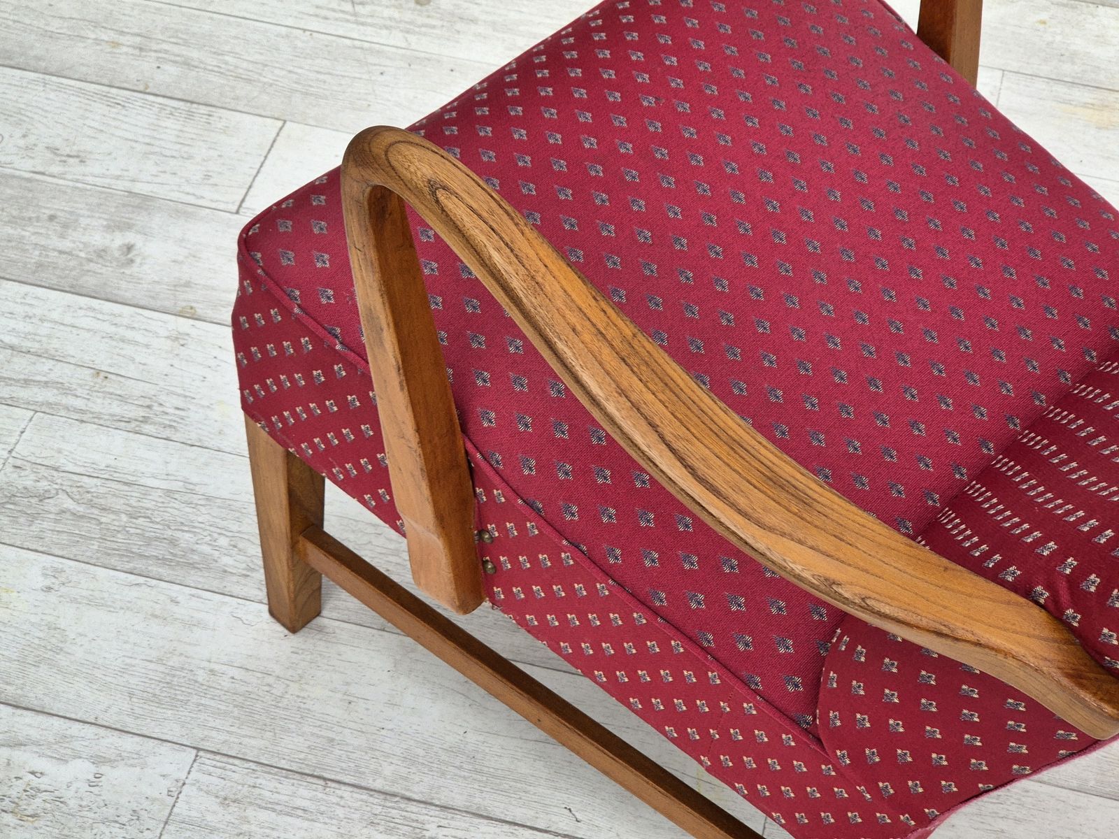 2350.0 1970s, Scandinavian Chairs, Original Very Good Condition, Ash Wood. photo