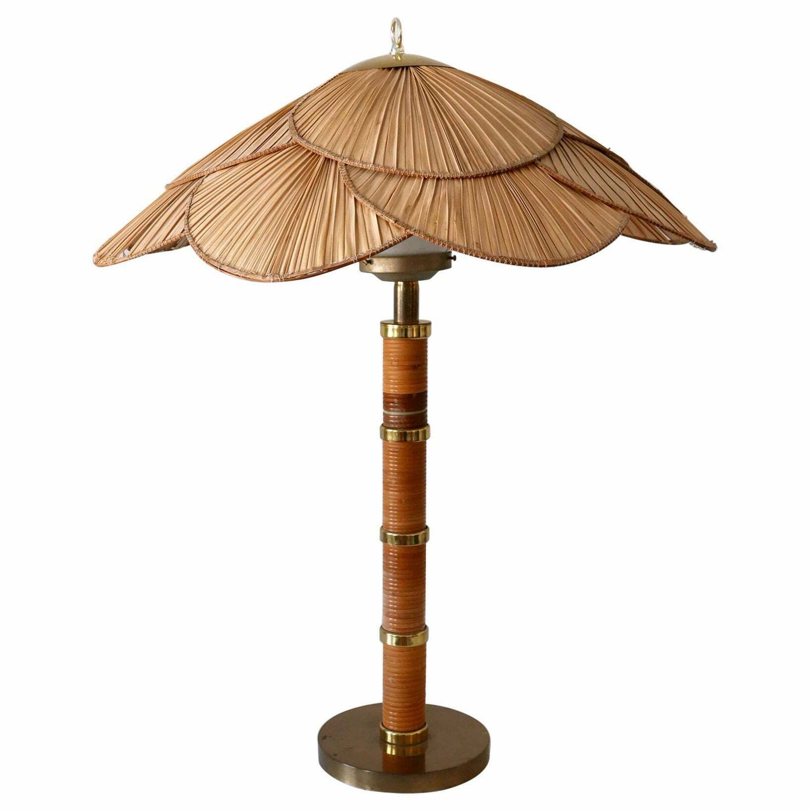 Xl Mid Century Modern Uchiwa Table Lamp Or Floor Light By Miranda Ab Sweden
