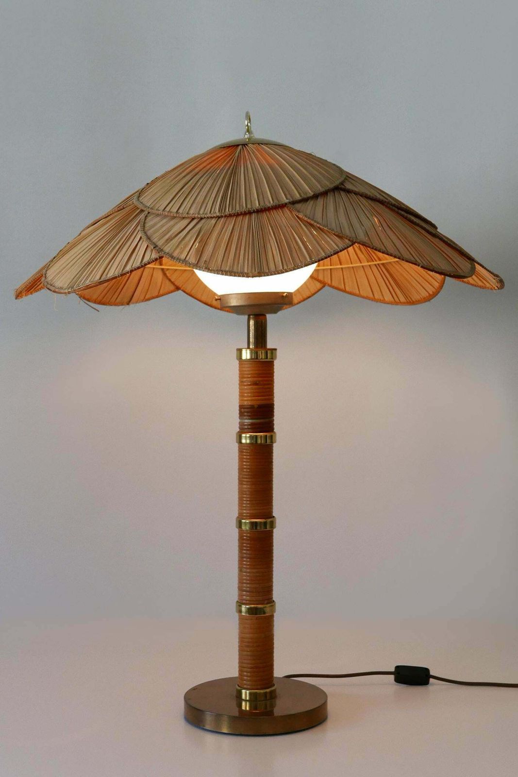 photo buy Xl Mid Century Modern Uchiwa Table Lamp Or Floor Light By Miranda Ab Sweden