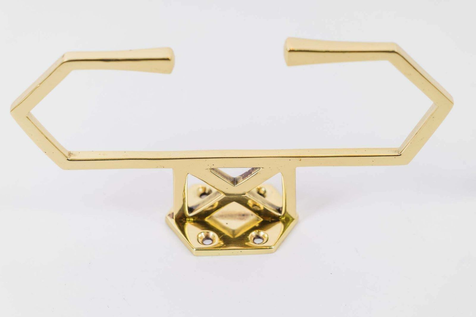 2 Art Deco Brass Curtain Holder Vienna Around 1920s photo for sale