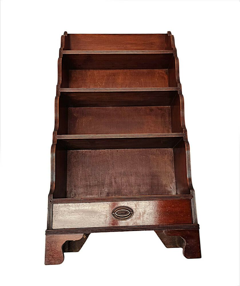 A Fabulous Pair Of Edwardian Waterfall Bookcases photo buy