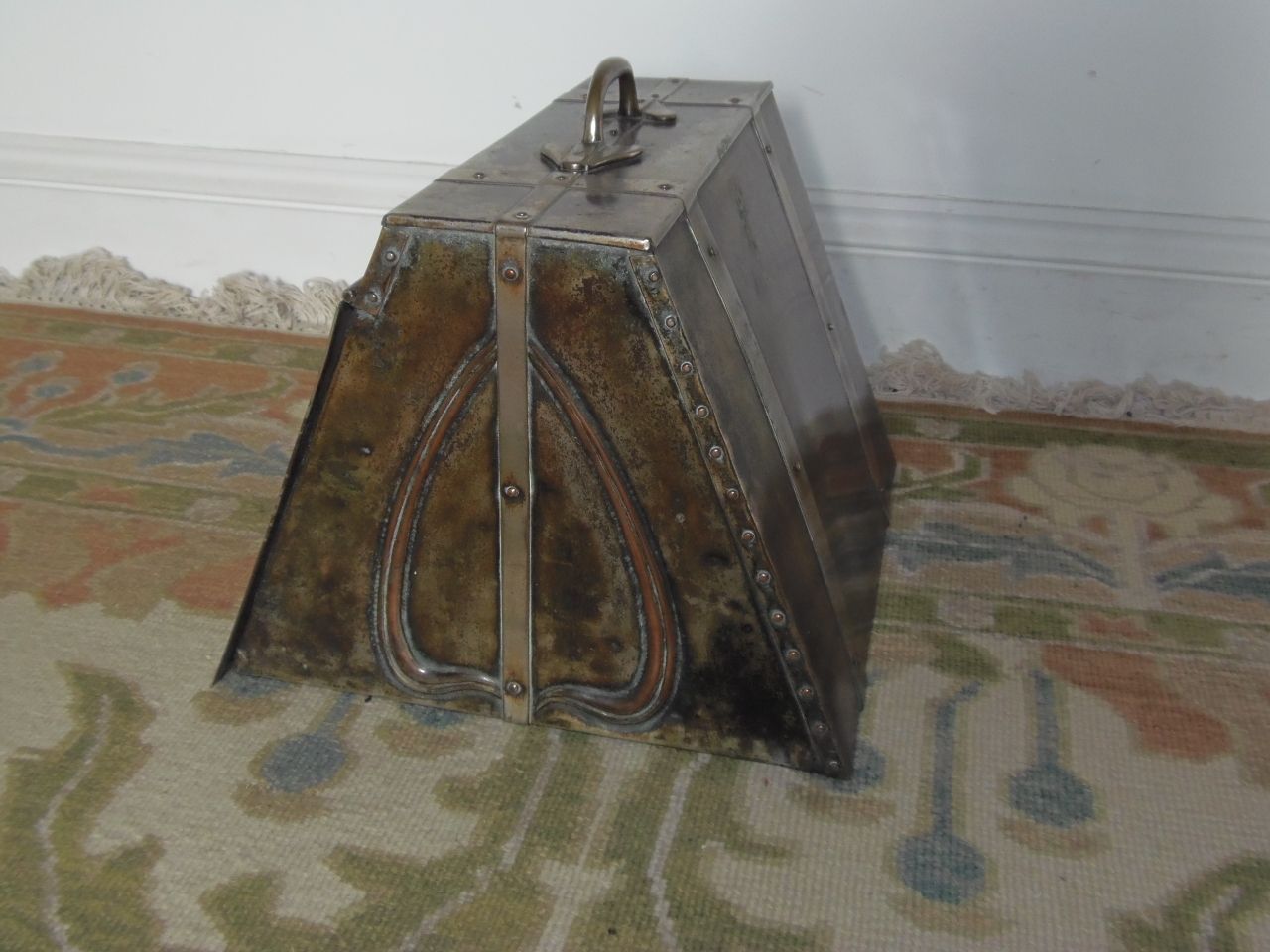 Arts And Crafts Coal Box ., 1900s photo Home Fixtures