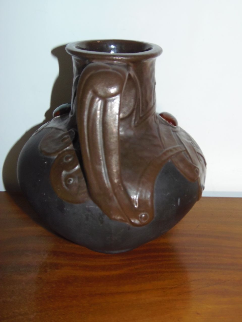 Arts And Crafts Jewelled Vase . photo Home Decor
