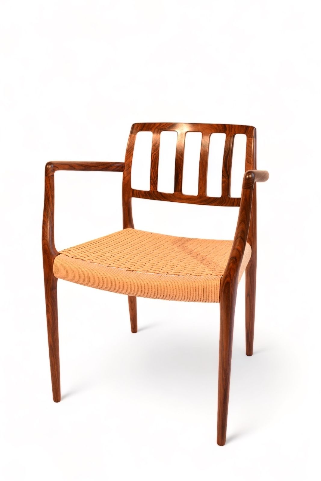 Niels Otto Moller Model 66 Rosewood And Danish Cord Armchair, Denmark, 1974 photo Furniture