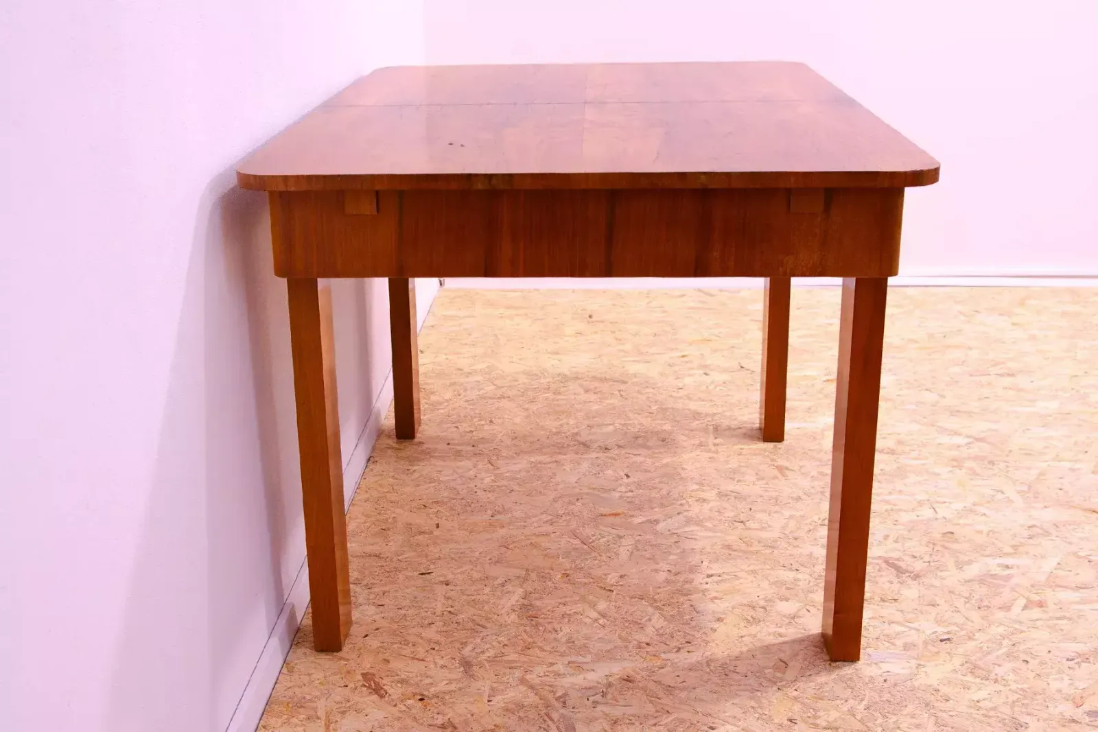 Walnut Adjustable Dining Table, 1930´S, Czechoslovakia photo 558.0