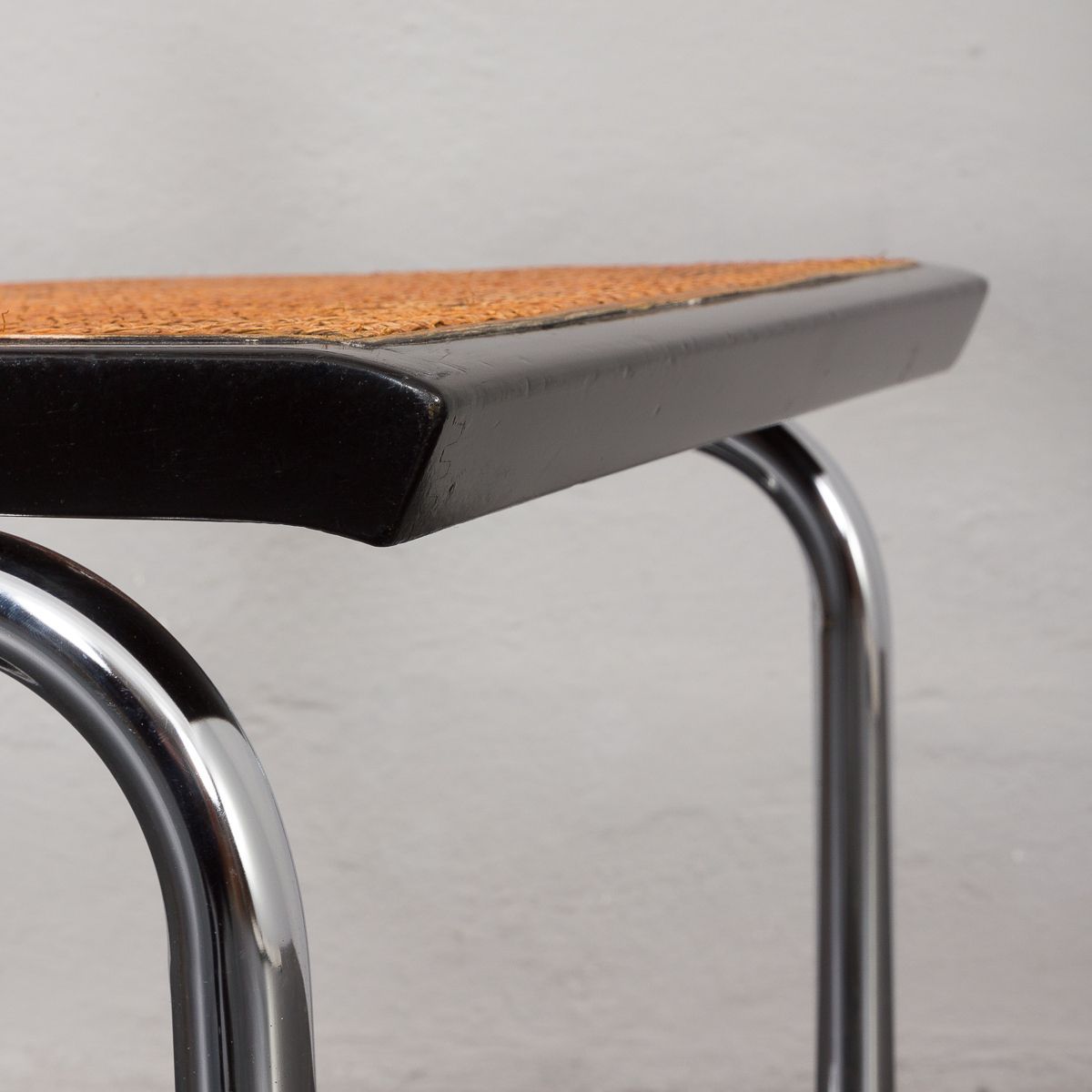 photo vinterior Marcel Breuer Italian Cesca Chair With Armrests By Knoll, 1960 70s