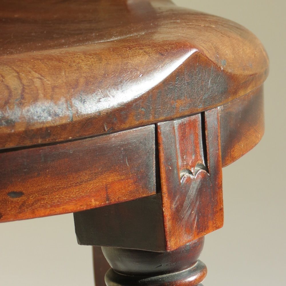 photo vinterior 19th Century E W Godwin Mahogany Bow Back Chair William Watt