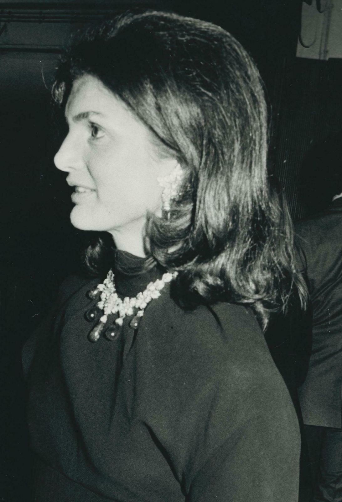 Unknown Jackie Kennedy, Black And White Photography, Ca. 1960 photo furniture