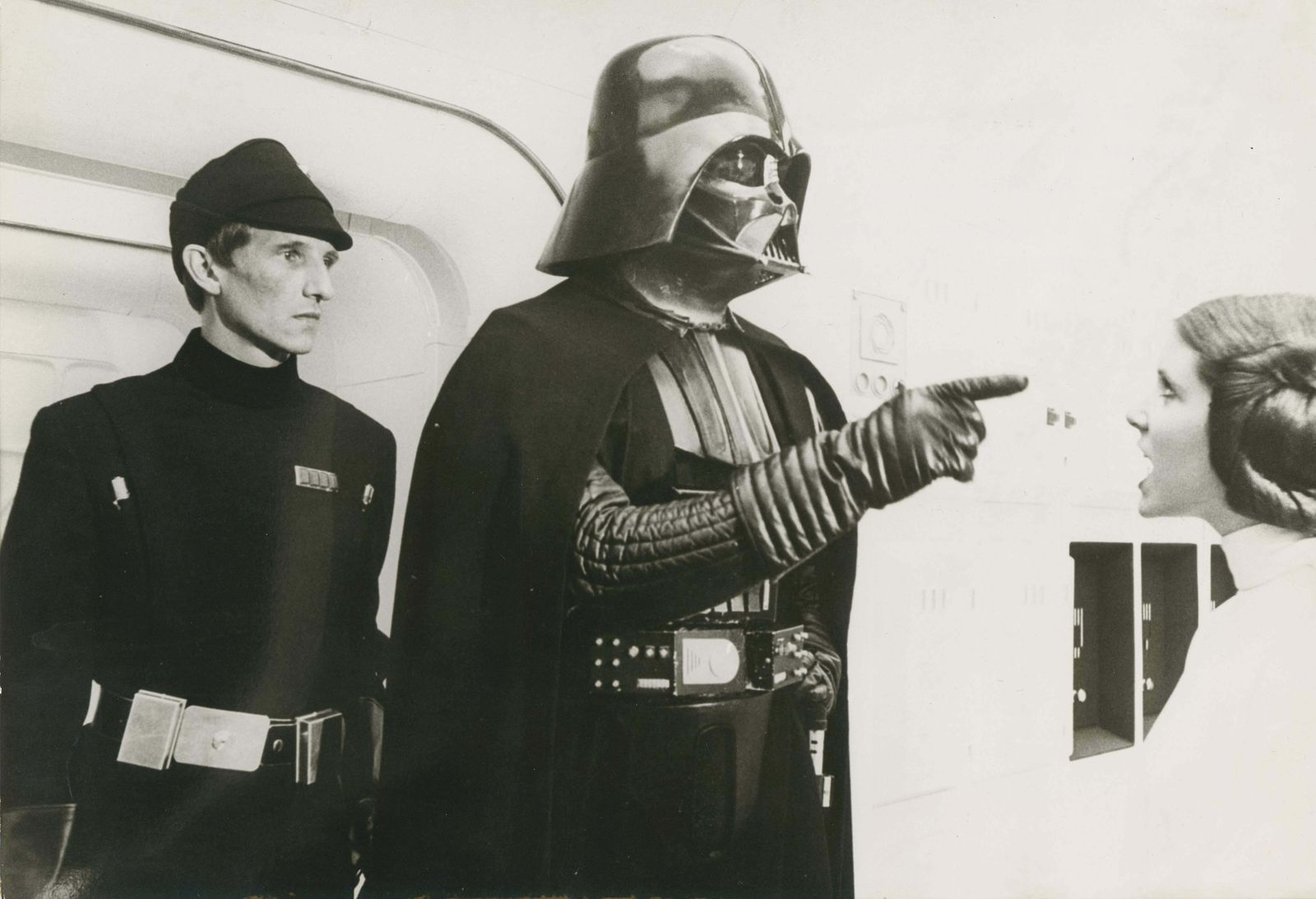 Unknown Star Wars, Darth Vader And Leia, Sience Fiction Filmstill, 1977 1977