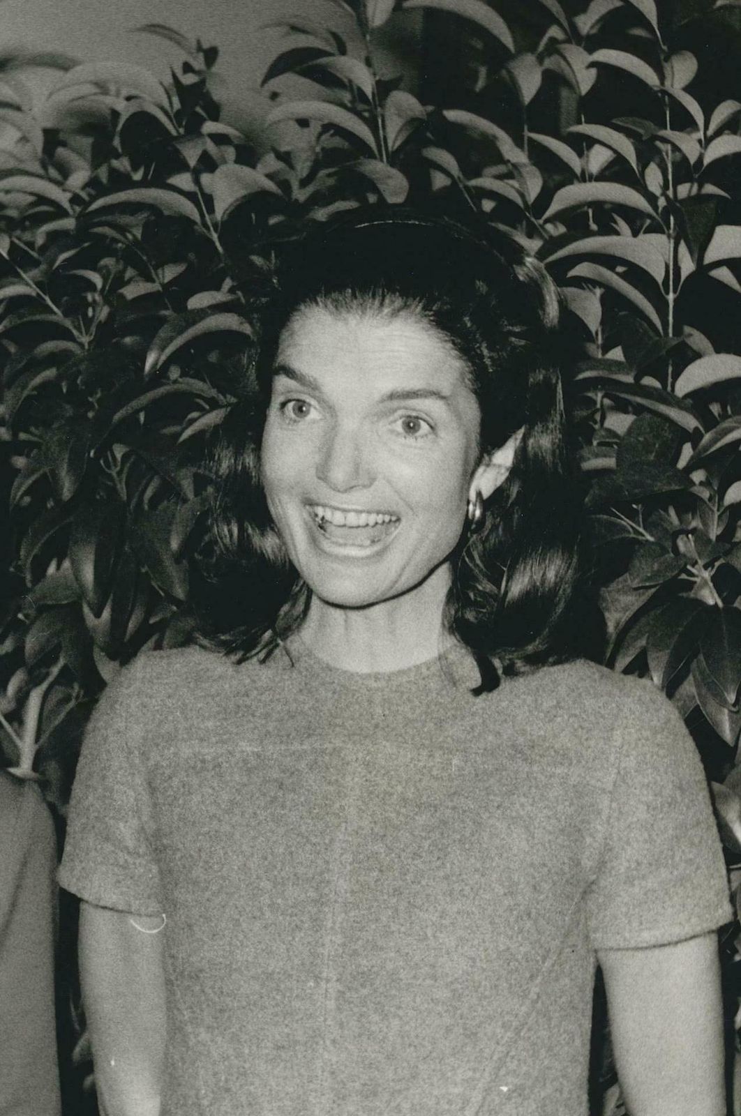 Unknown Jackie Onassis, Black And White Photography, Ca. 1960 1960s photo furniture
